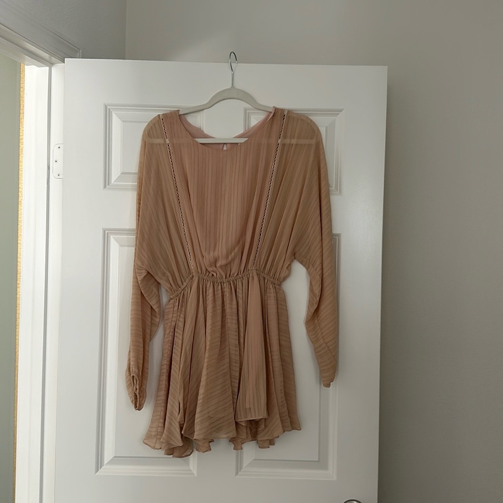 LoveShackFancy silk dress. Size S